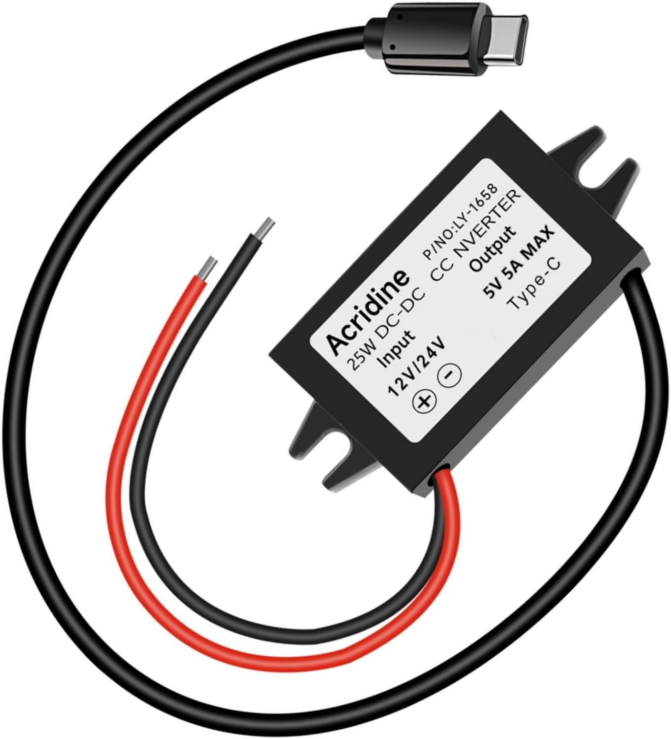 24 V → 5 V USB-C buck converter