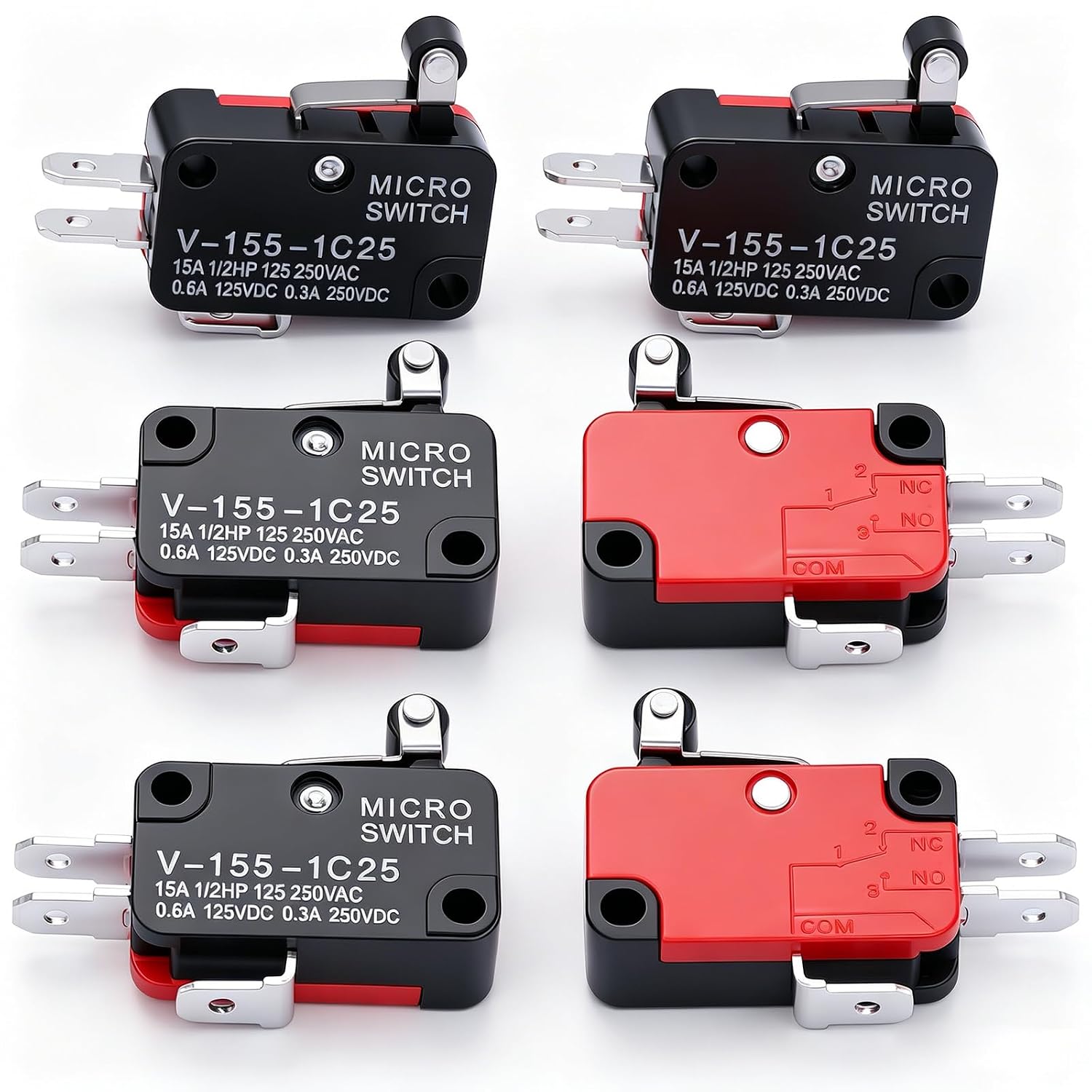 Roller lever limit switch (V-155-1C25)