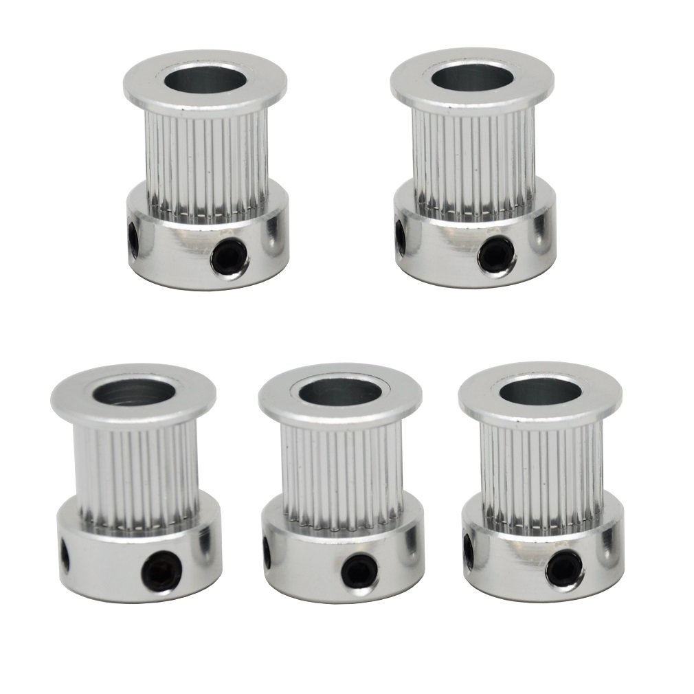Timing pulley (20T, 8 mm shaft, 10 mm belt)